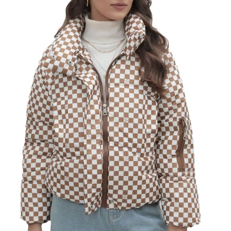 Damen Steppwindjacke mit hohem Kragen - Livezo