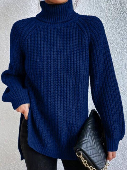 Daniela | Damen - Rollkragenpullover - Livezo
