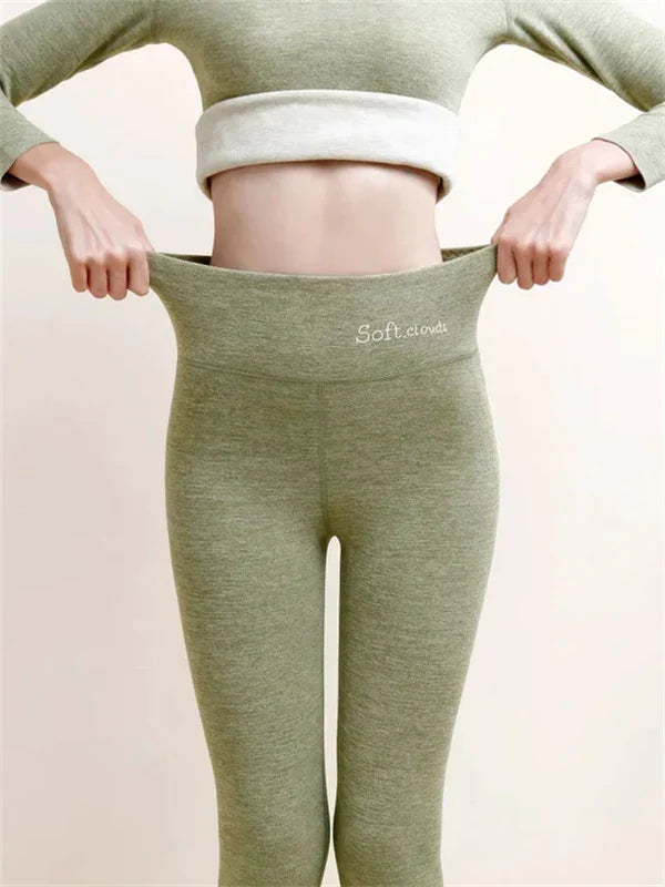 Karla - Fleece-gefütterte Schlankmachende Leggings