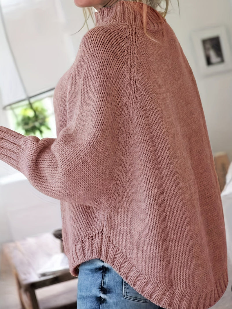 Gemütlicher Grobstrickpullover