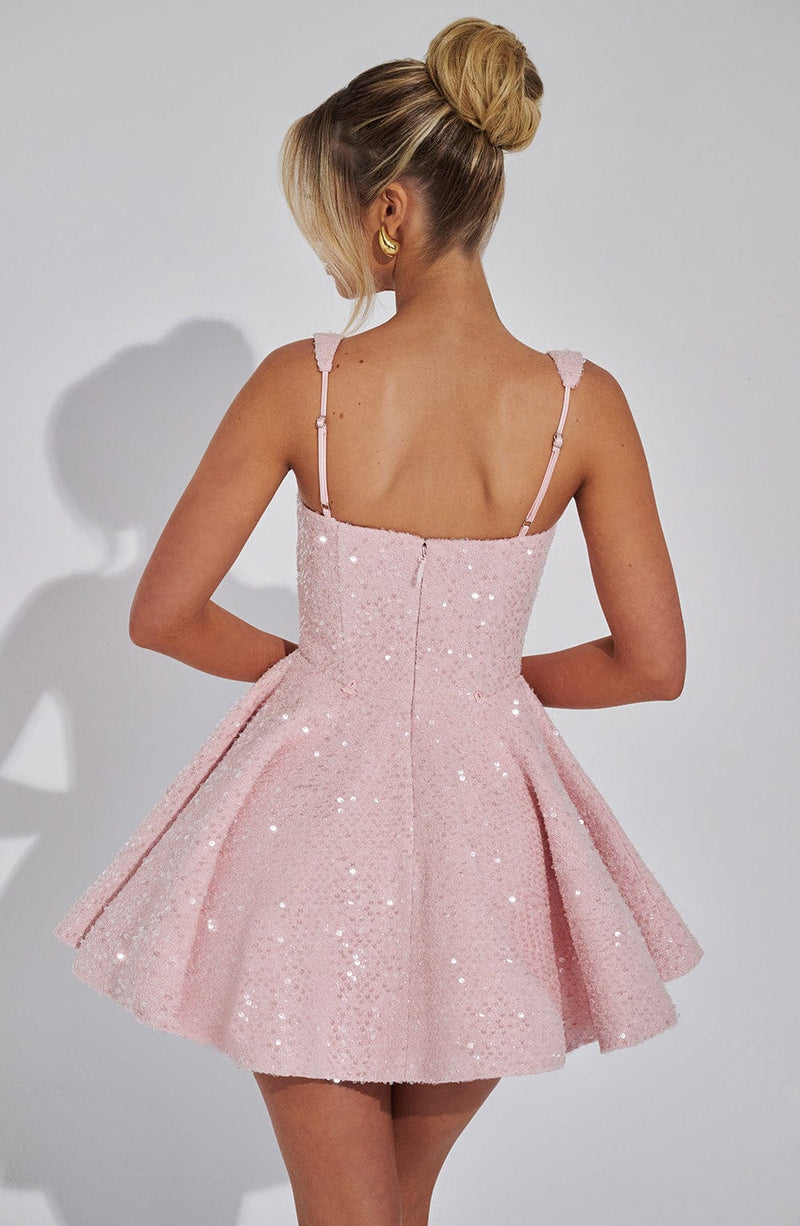 Seraphina - Blush Mini-Kleid