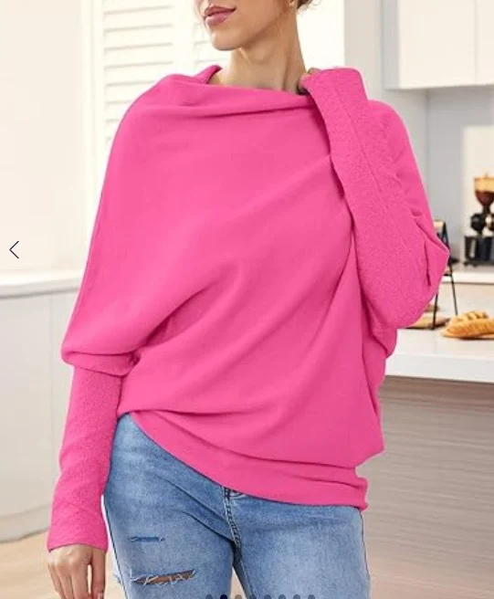 Amara  Eleganter asymmetrischer Pullover