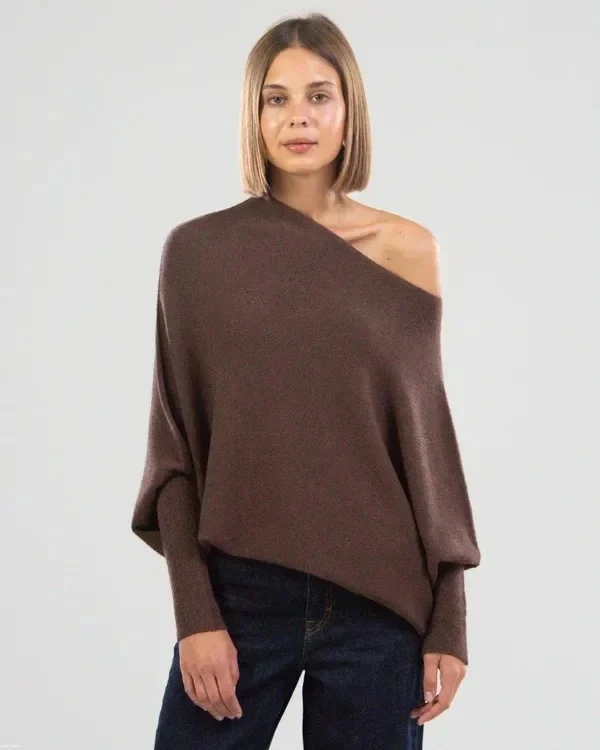 Amara  Eleganter asymmetrischer Pullover