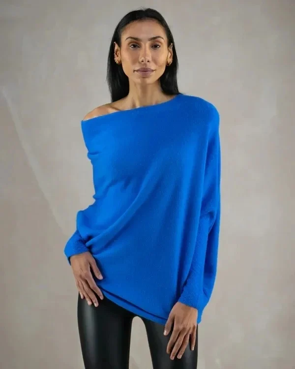 Amara  Eleganter asymmetrischer Pullover