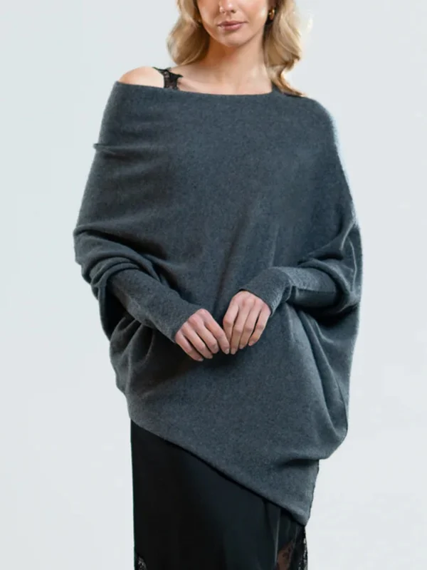 Amara  Eleganter asymmetrischer Pullover