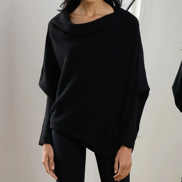 Amara  Eleganter asymmetrischer Pullover