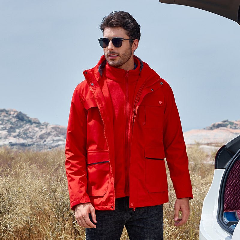 Dustan - 2 - teiliges Set mit Outdoor - Jacke und Unisex - Innensweatshirt - Livezo
