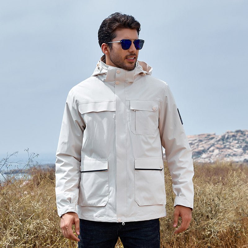 Dustan - 2 - teiliges Set mit Outdoor - Jacke und Unisex - Innensweatshirt - Livezo