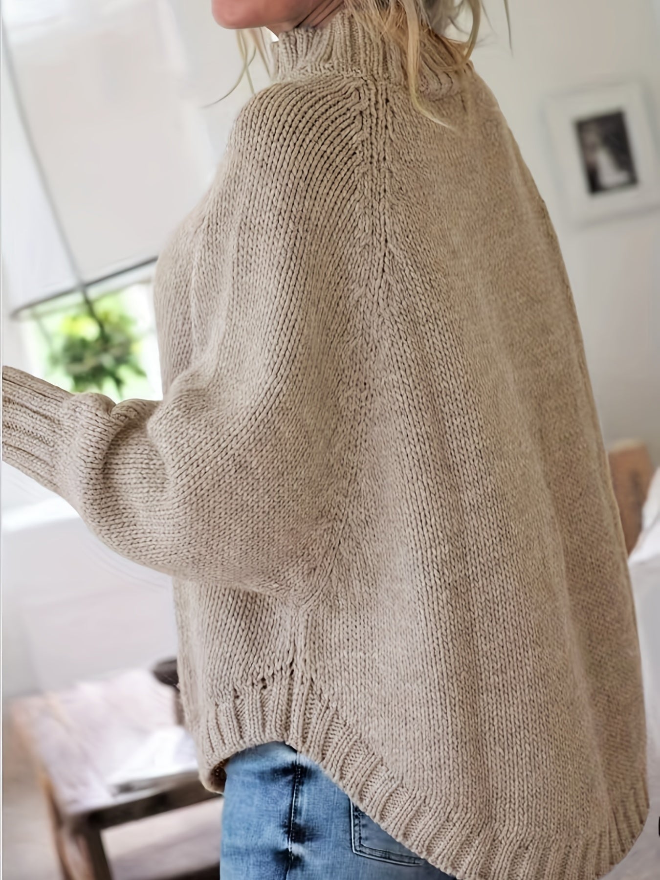 Gemütlicher Grobstrickpullover