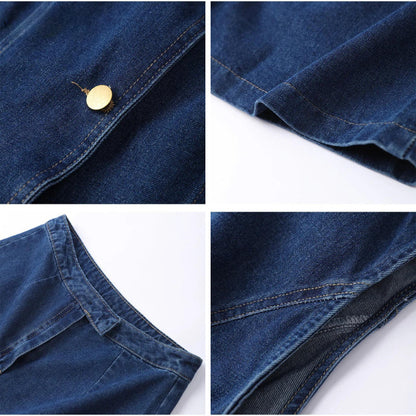 Lässiges zweiteiliges Denim-Set für mühelosen Stil