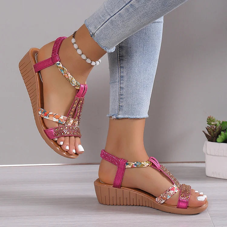 Sariah | Elegante Kristall-Sandalen für Frauen