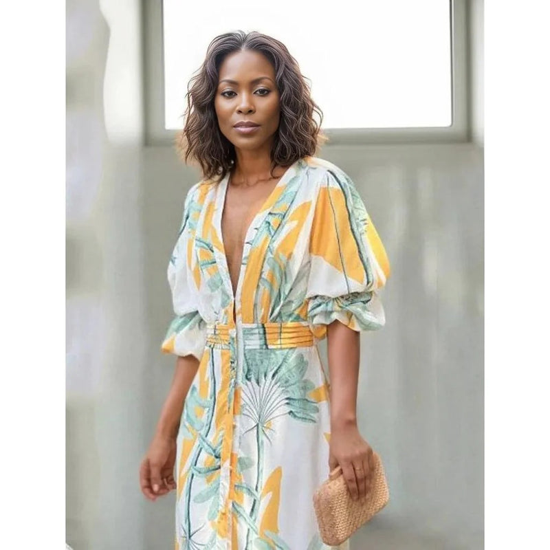 Olivia | Anmutiges Maxikleid mit romantischen Details
