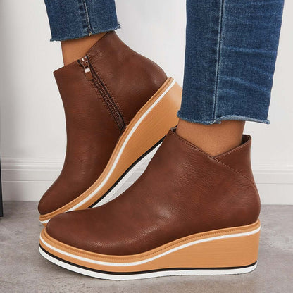 Schicke Leder-Stiefeletten für jeden Anlass