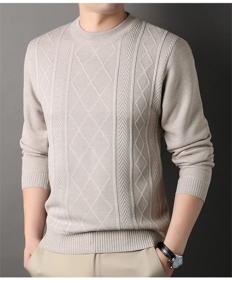 Elegant Men’s Knitted Sweater - Harren Cole