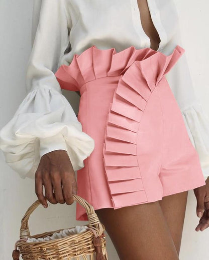 Elegant Ruffle Shorts - Verspielt. Feminin. Schick. - Livezo