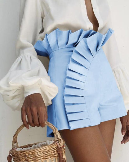 Elegant Ruffle Shorts - Verspielt. Feminin. Schick. - Livezo