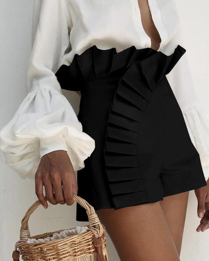 Elegant Ruffle Shorts - Verspielt. Feminin. Schick. - Livezo