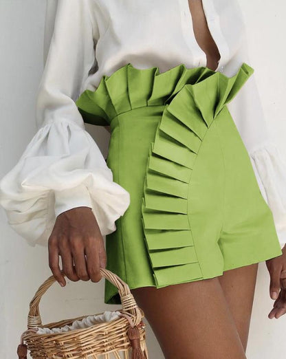 Elegant Ruffle Shorts - Verspielt. Feminin. Schick. - Livezo