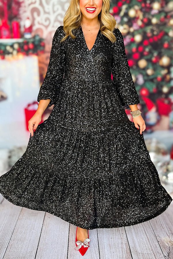 Elegant Sequin Dress - Strahle hell! - Livezo