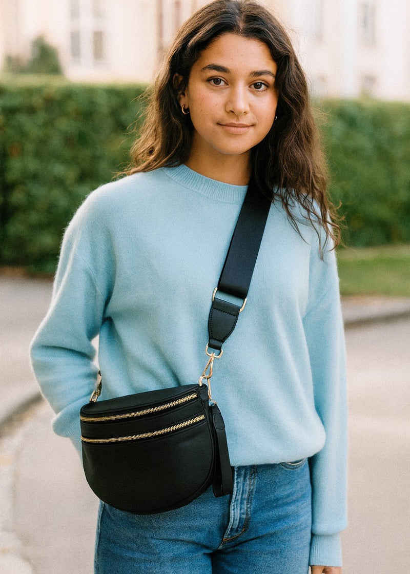 Elegante Leder - Bauchtasche für freihändigen Stil - Livezo