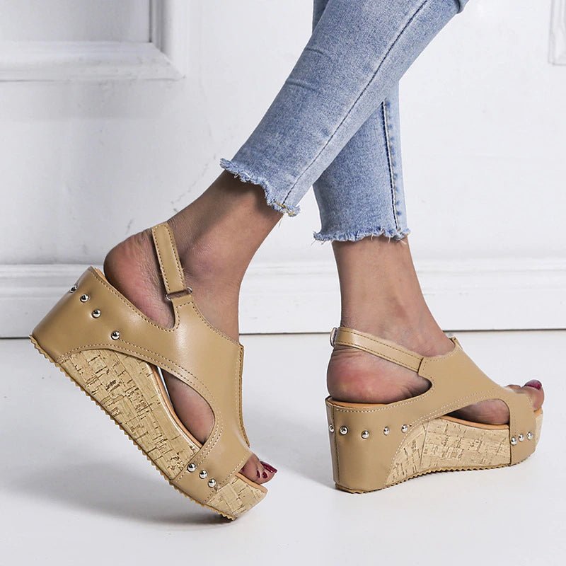 Elegante rutschfeste Keilabsatzschuhe für Damen - Livezo
