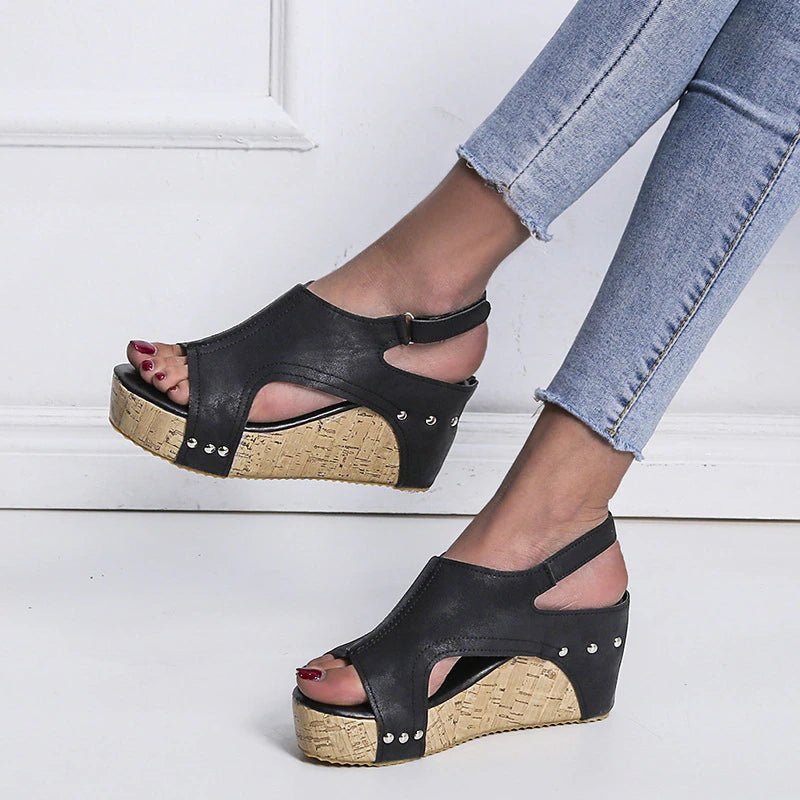 Elegante rutschfeste Keilabsatzschuhe für Damen - Livezo