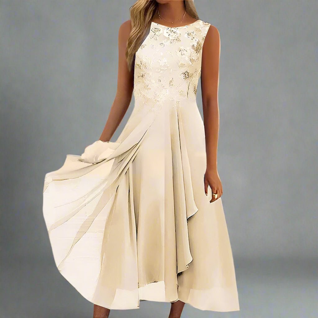 Elegantes Damen Sommerkleid - Atmungsaktiv, Femininer Schnitt, Ideal für Partys - Livezo