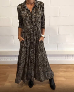 Elegantes Damenkleid mit Taschen - Livezo