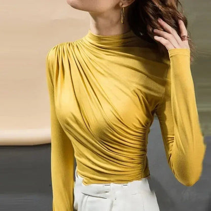 Elegantes minimalistisches Langarmoberteil - Livezo