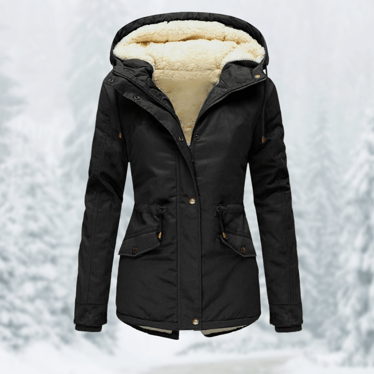 Elise - Damen - Kapuzenjacke mit Kordelzug - Livezo