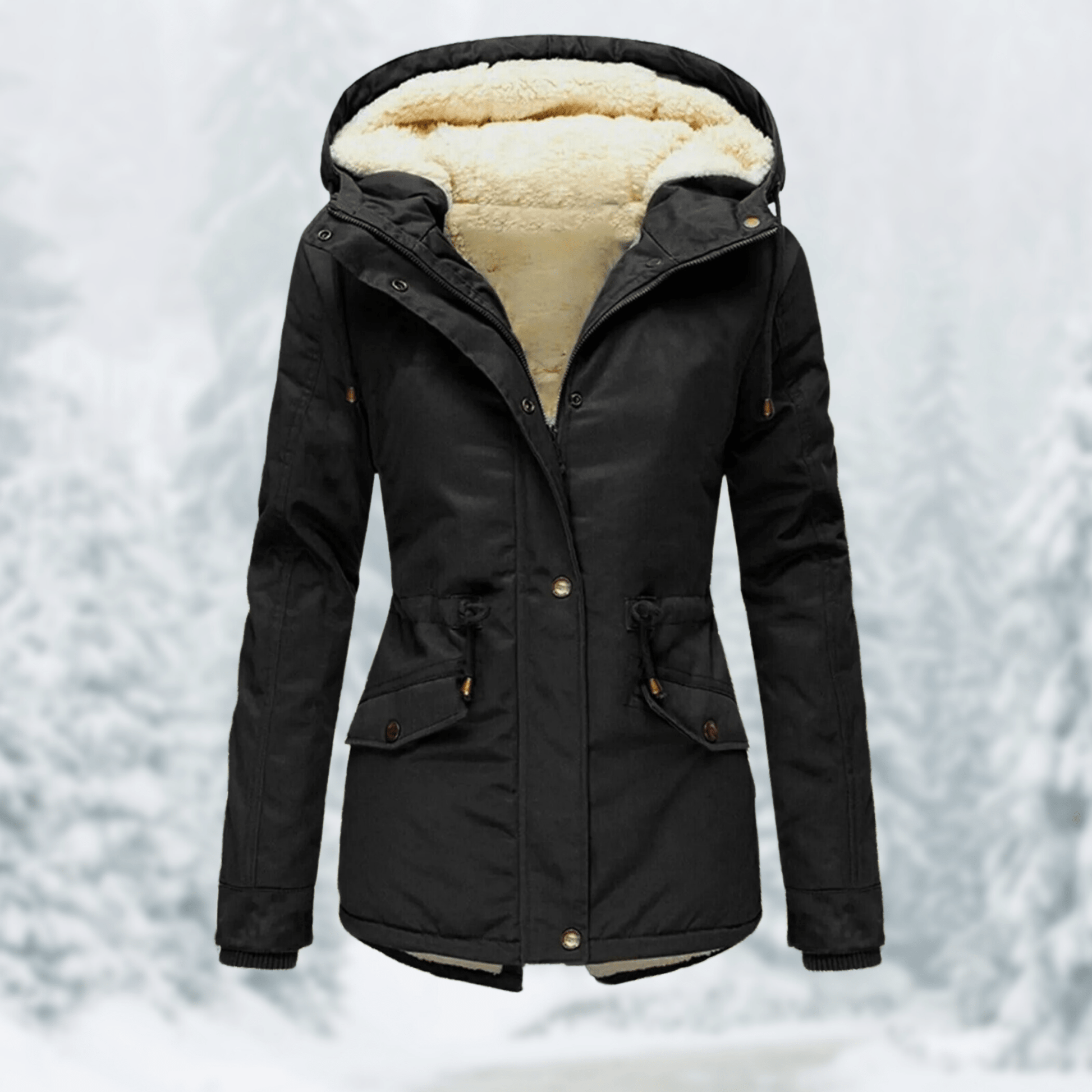 Elise - Damen - Kapuzenjacke mit Kordelzug - Livezo