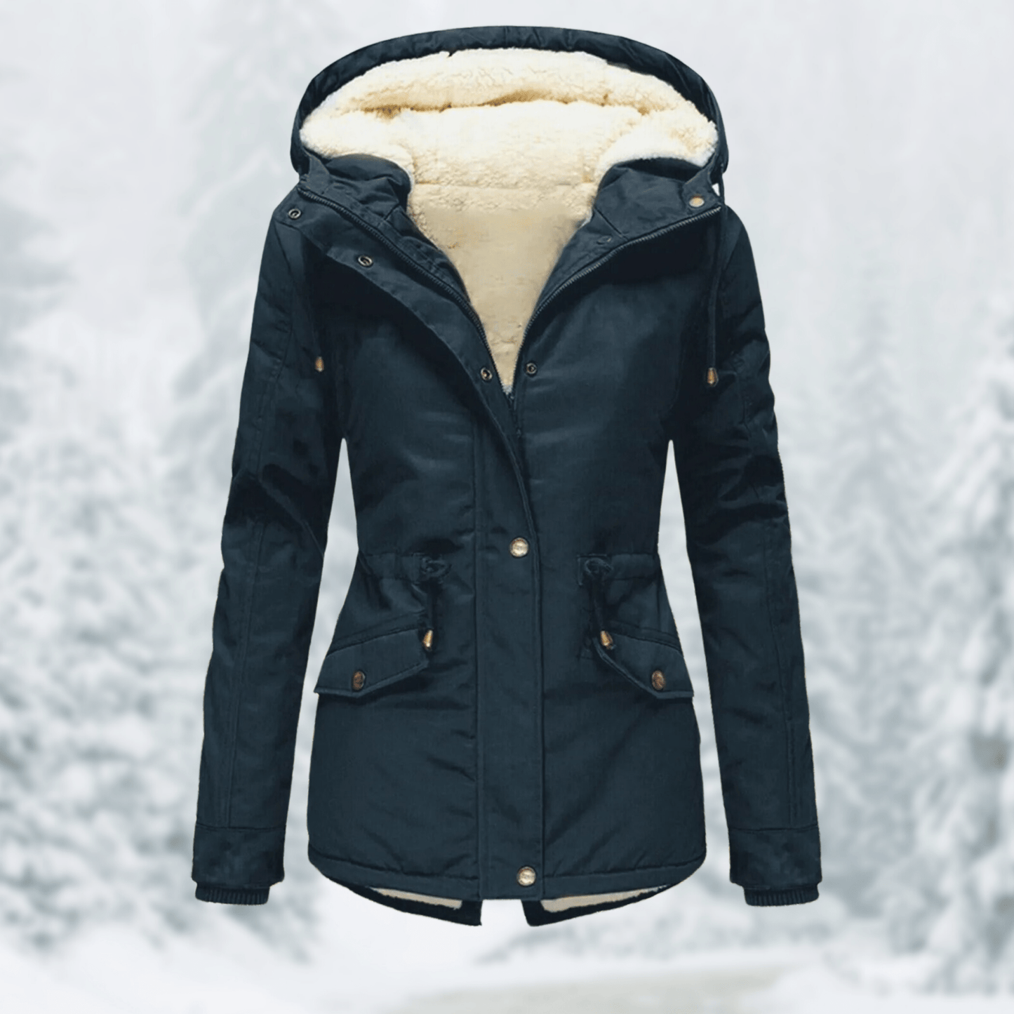 Elise - Damen - Kapuzenjacke mit Kordelzug - Livezo