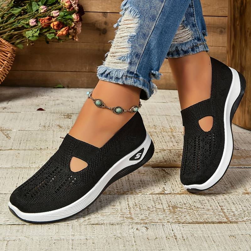 Elke - Turnschuhe mit Ausschnitten für Frauen - Livezo