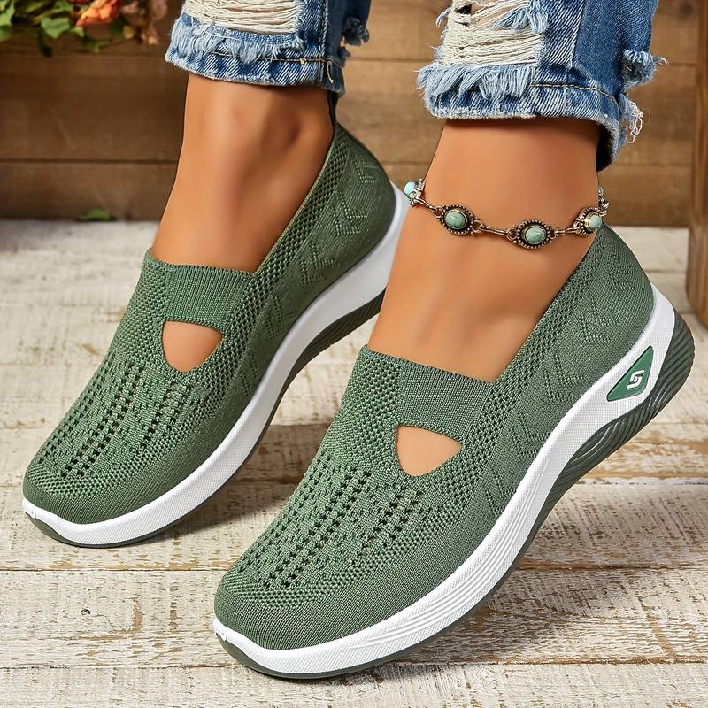 Elke - Turnschuhe mit Ausschnitten für Frauen - Livezo