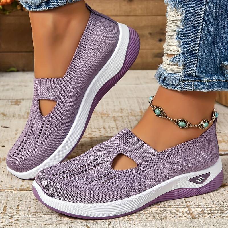 Elke - Turnschuhe mit Ausschnitten für Frauen - Livezo