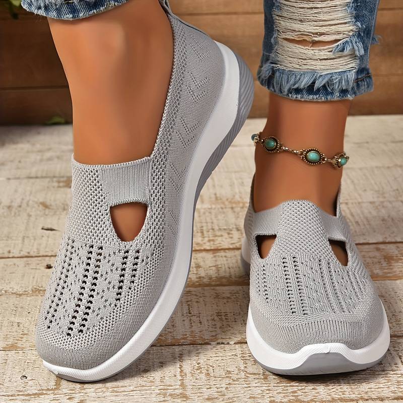 Elke - Turnschuhe mit Ausschnitten für Frauen - Livezo