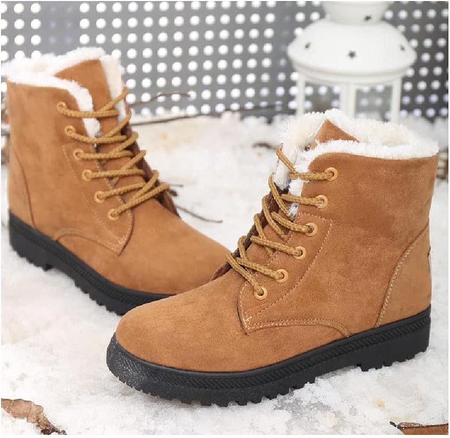 Emma - Rutschfeste Schneestiefel mit Schnürsenkeln - Livezo