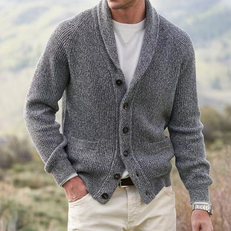 Erling - Vintage Strickjacke mit V - Ausschnitt - Livezo