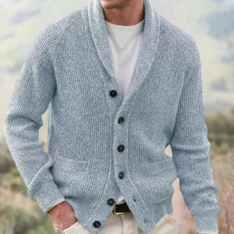 Erling - Vintage Strickjacke mit V - Ausschnitt - Livezo