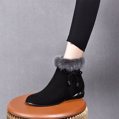 Schicke warme rutschfeste Stiefeletten für Damen