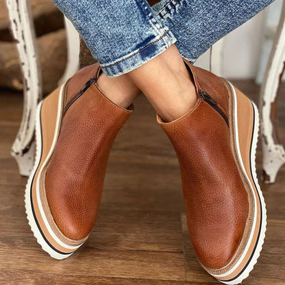 Schicke Leder-Stiefeletten für jeden Anlass