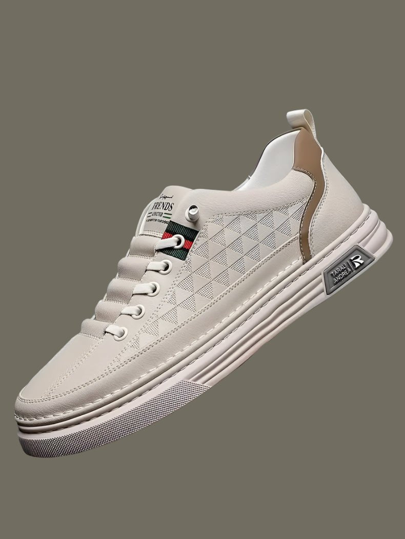 Fashionable Low - Top Sneakers with Textured Details - Harren Cole