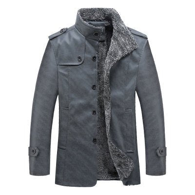 Faux Leather Jacket with Warm Fleece Lining - Harren Cole
