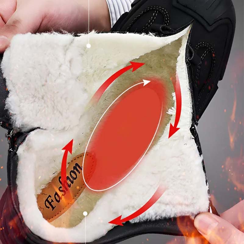 Finn - Warme Fleece - Stiefel für Männer - Livezo