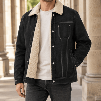 Fleece Lined Woven Jacket - Harren Cole