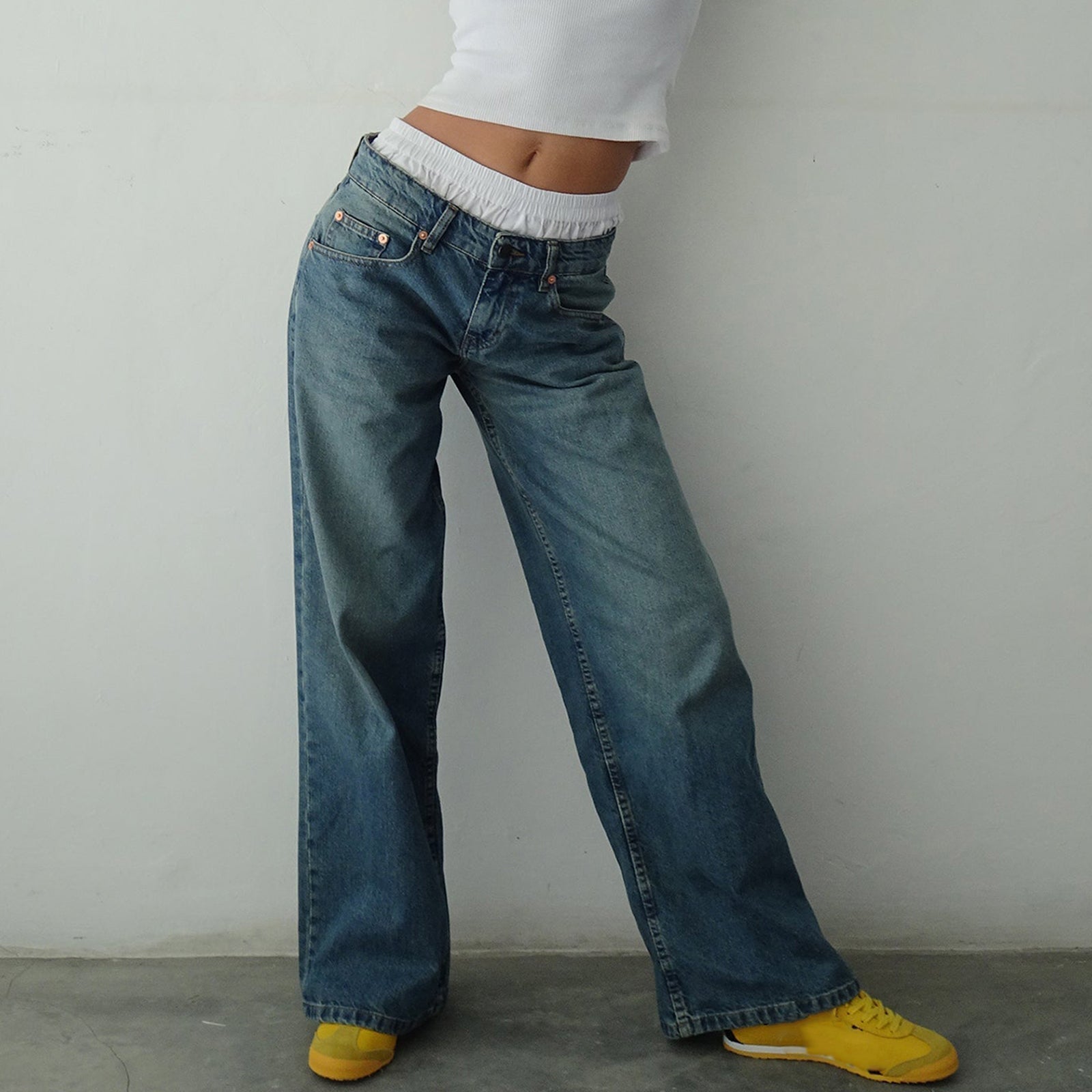 FlexiDenim | 2+1 KOSTENLOS: Lockere lässige Baggy - Jeans - Livezo