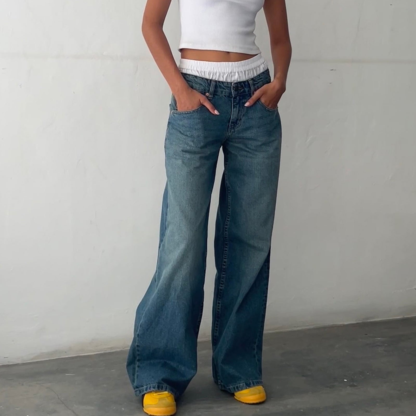 FlexiDenim | 2+1 KOSTENLOS: Lockere lässige Baggy - Jeans - Livezo