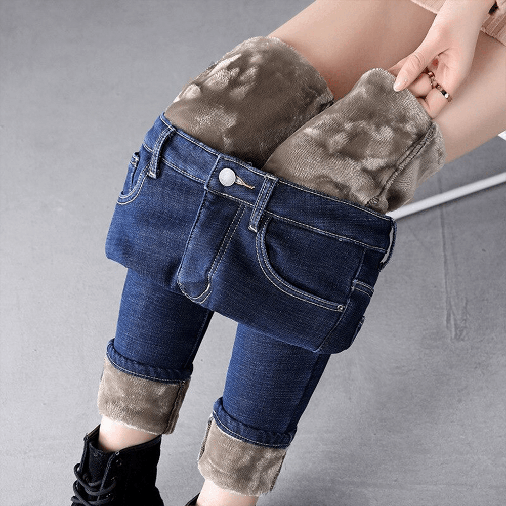 Flora - Warme Fleece - Jeans - Livezo
