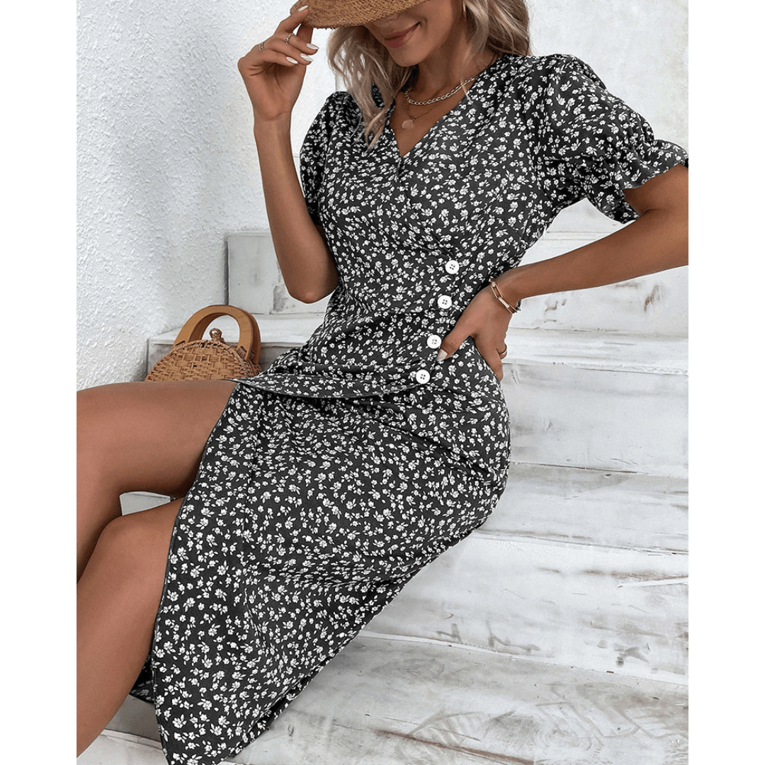 Florence Elegantes Wickelkleid - Livezo