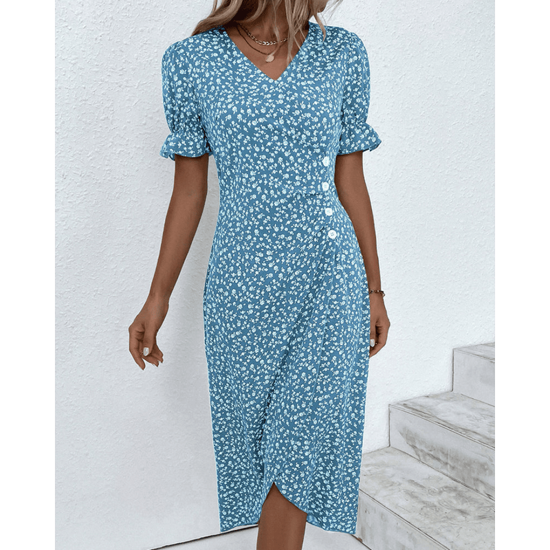 Florence Elegantes Wickelkleid - Livezo